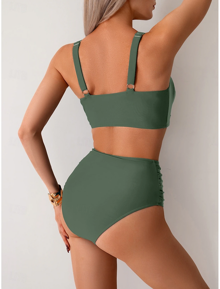 Leonora - Ruched Fabric Bikini
